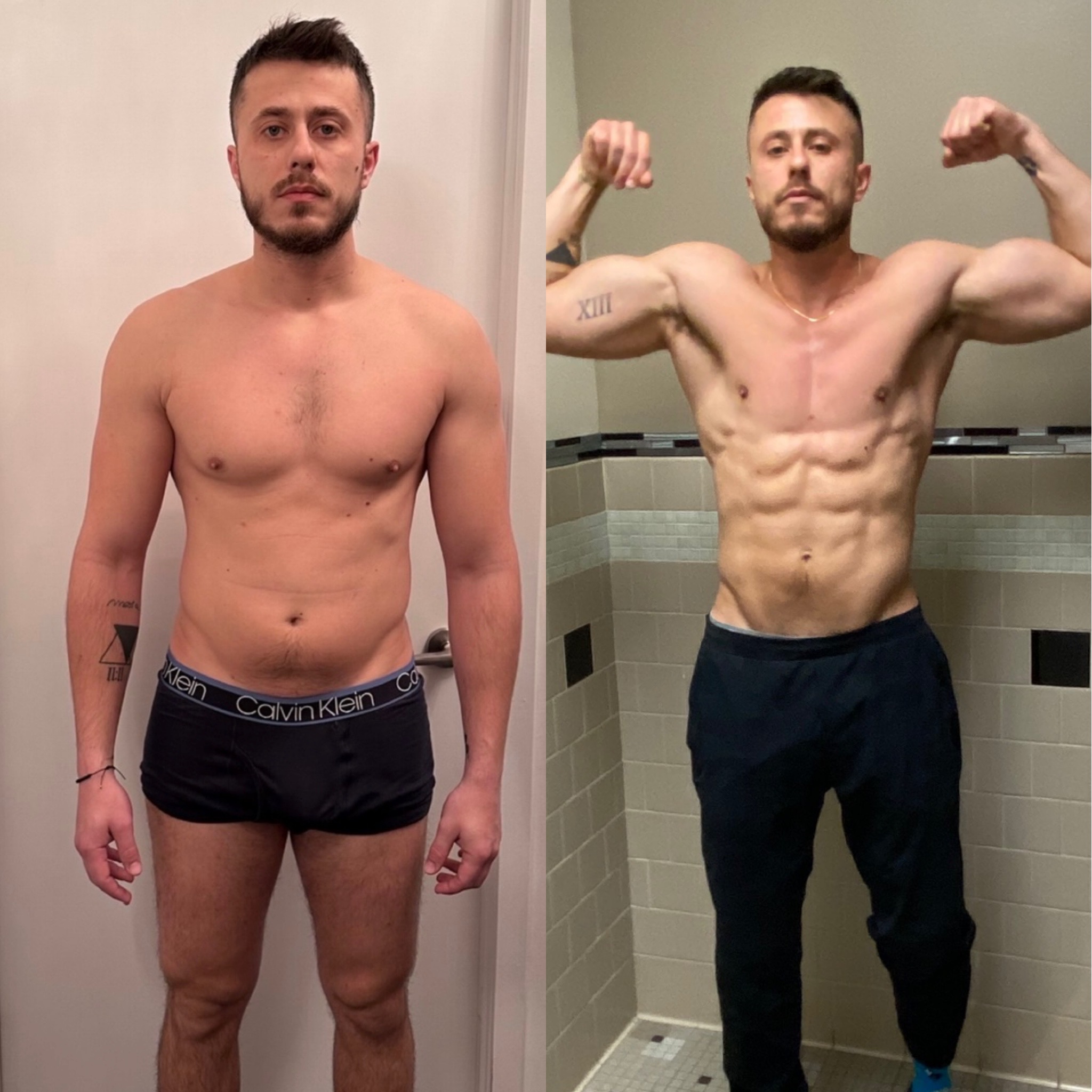 Client transformation before and after