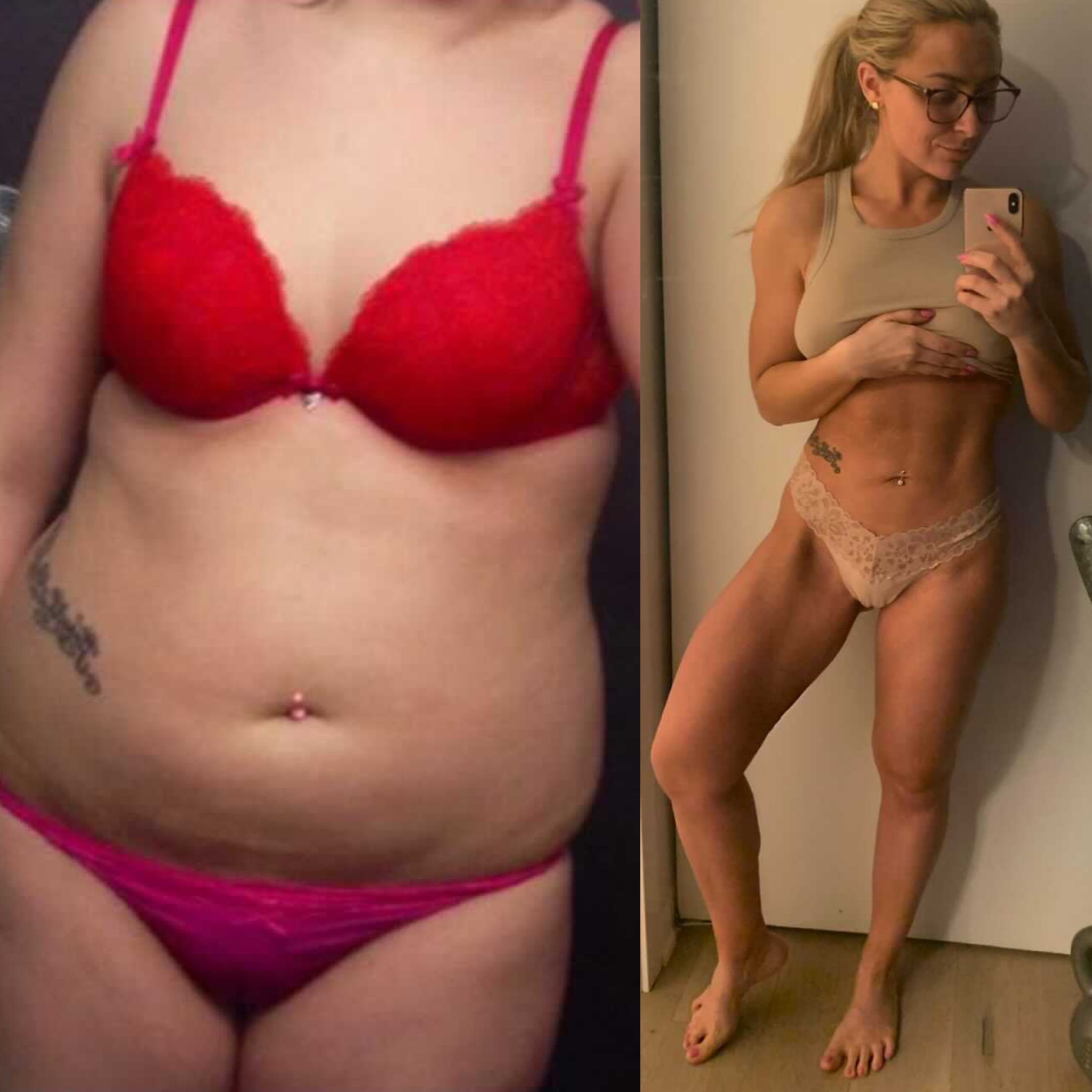 Client transformation before and after