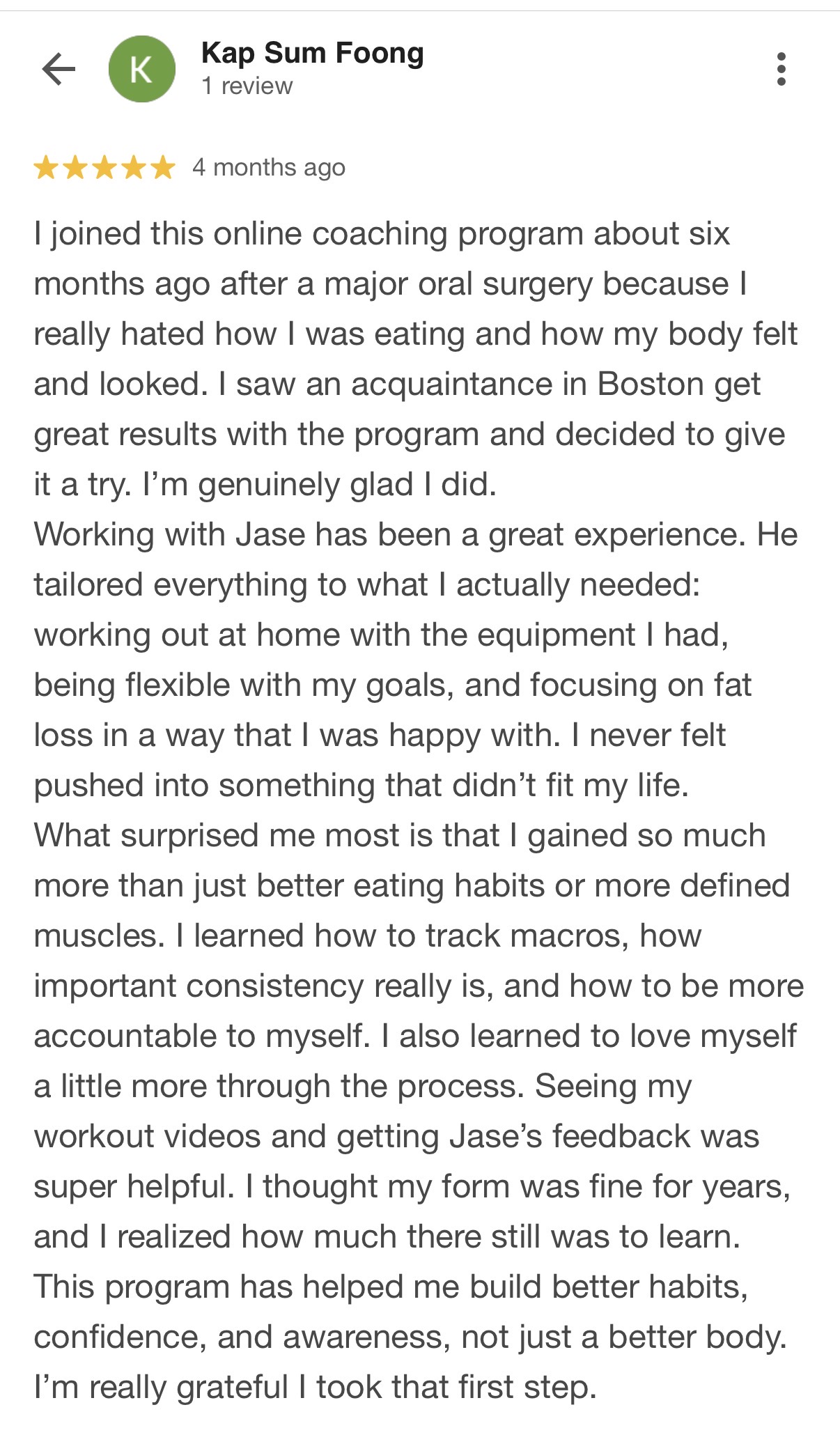 Client review