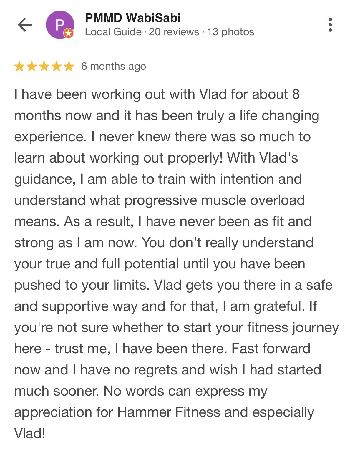 Client review