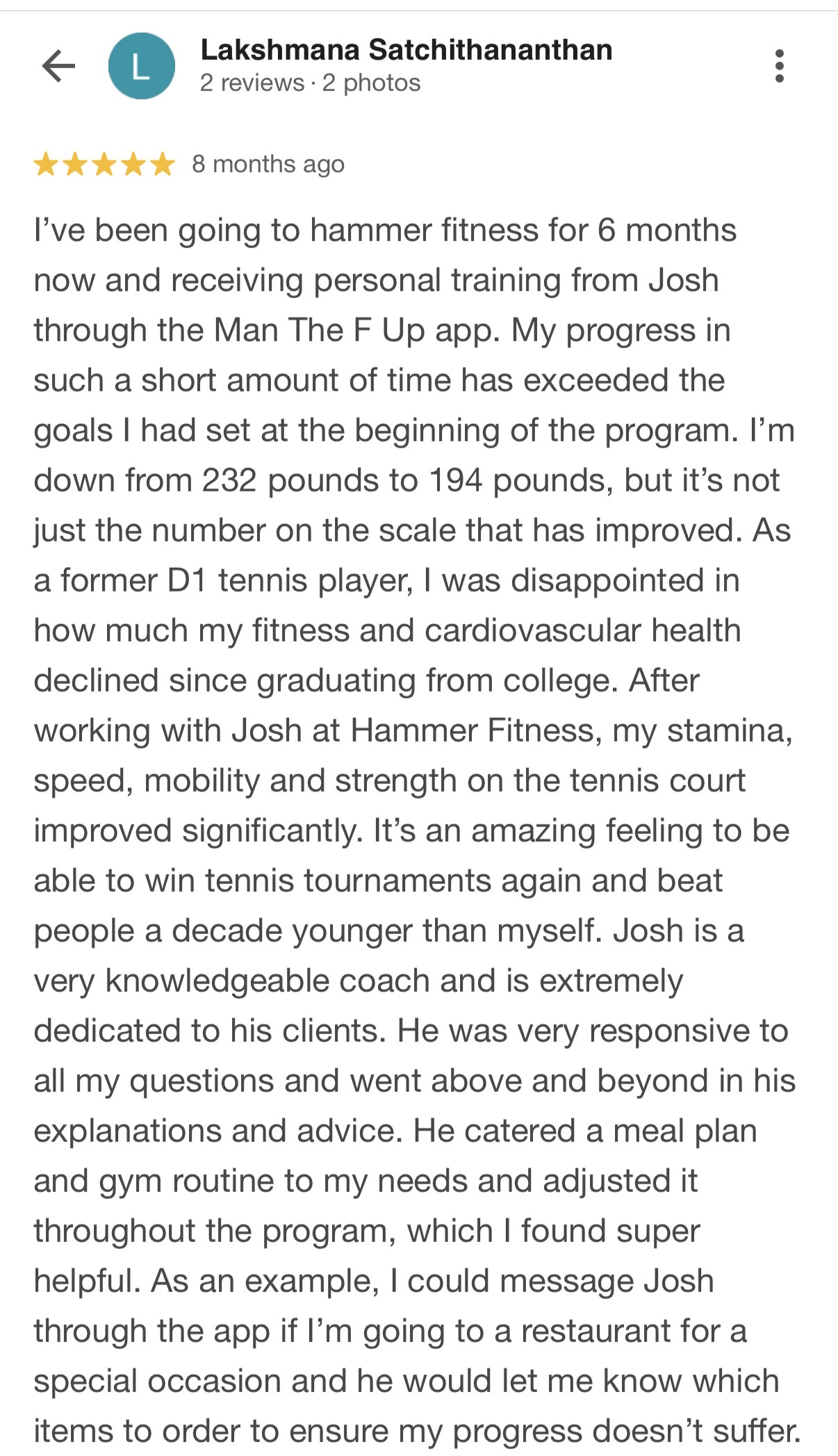Client review