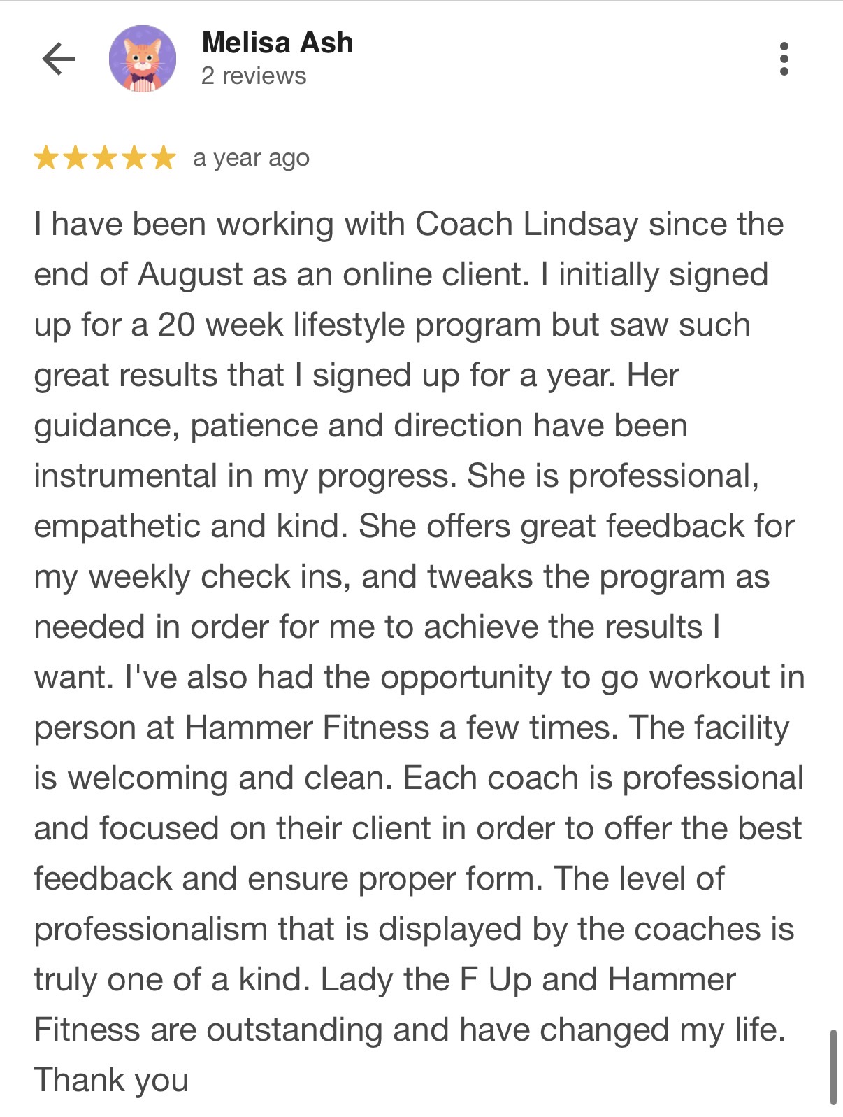 Client review