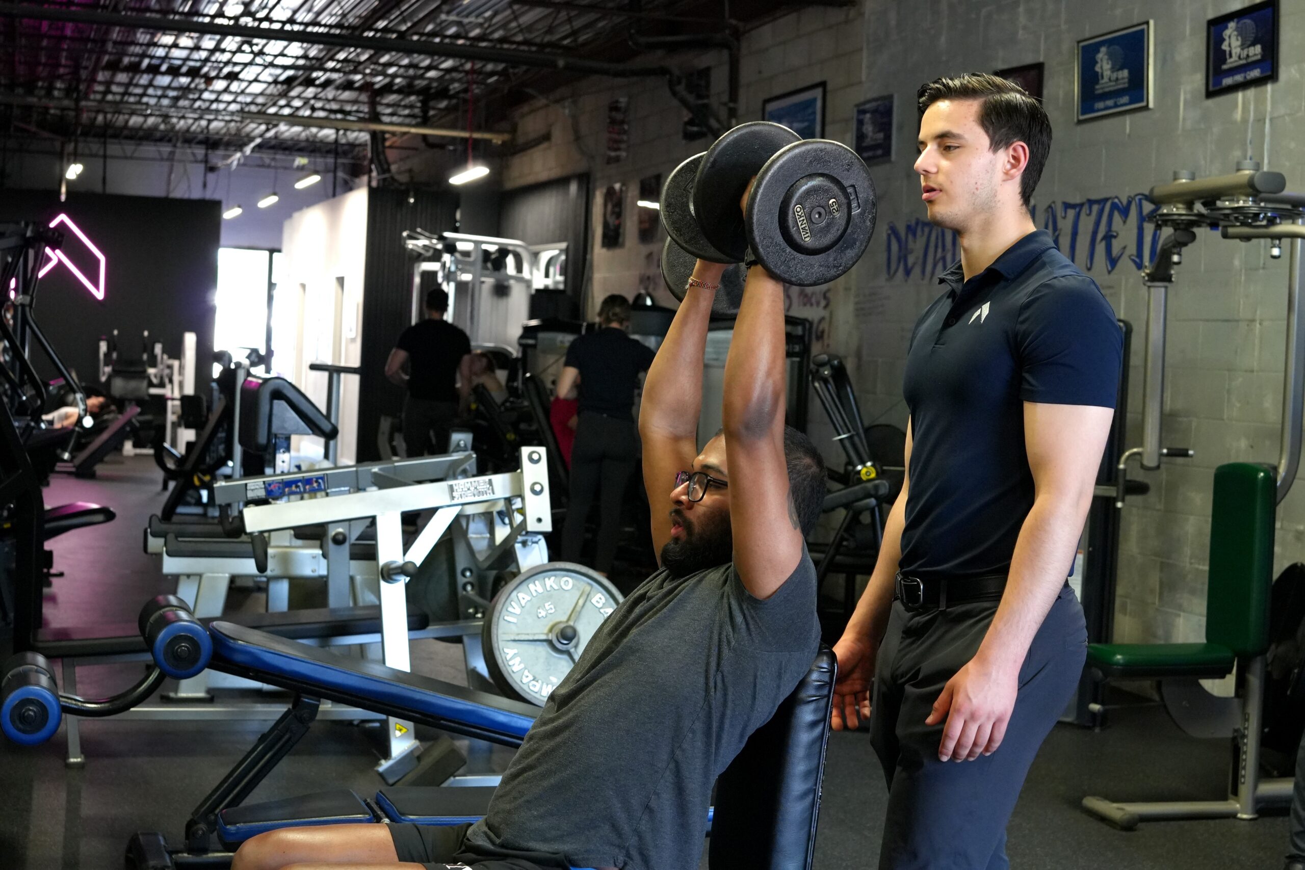 Personal training session at Hammer Fitness