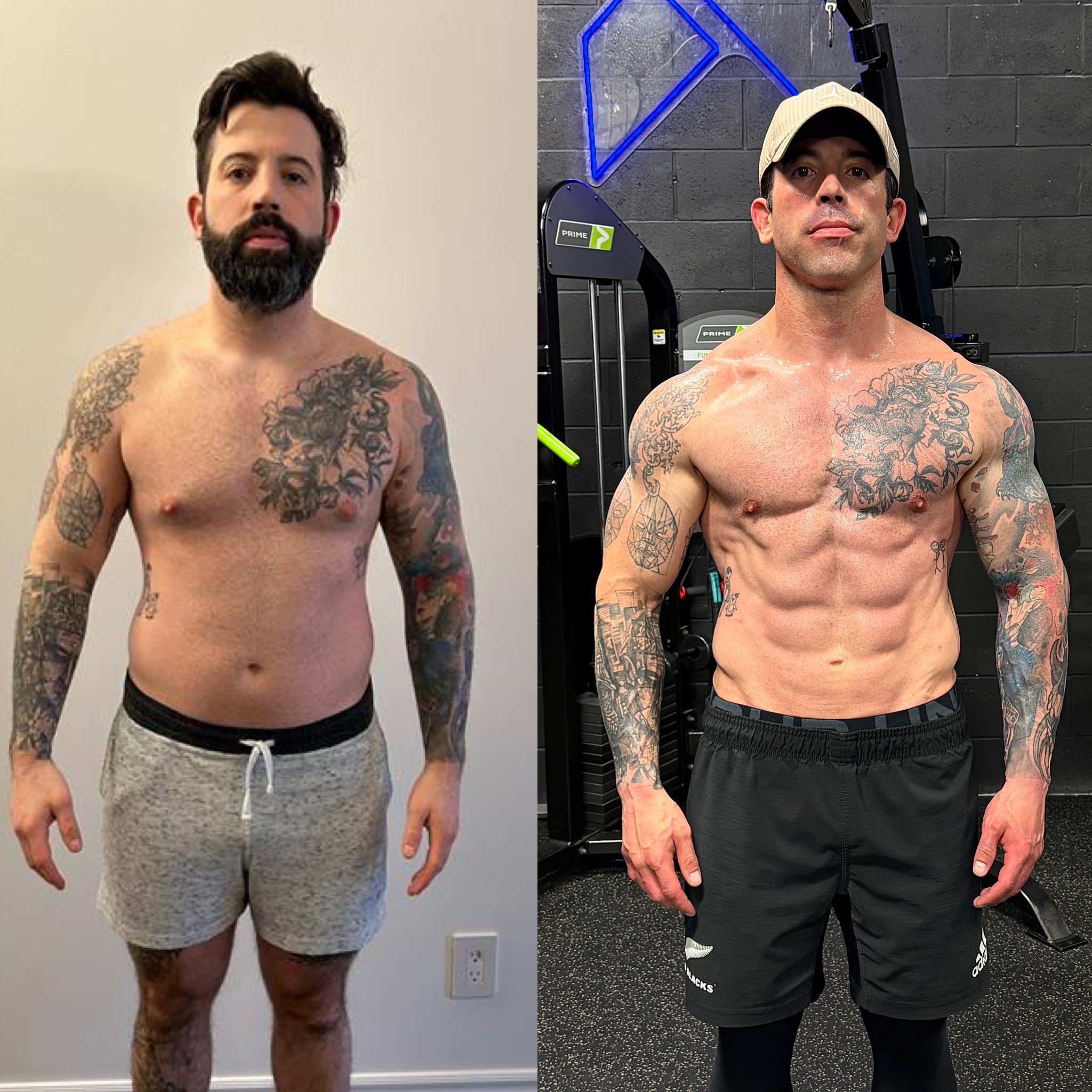 Client body recomposition coached personally by Vlad Krymov, Toronto