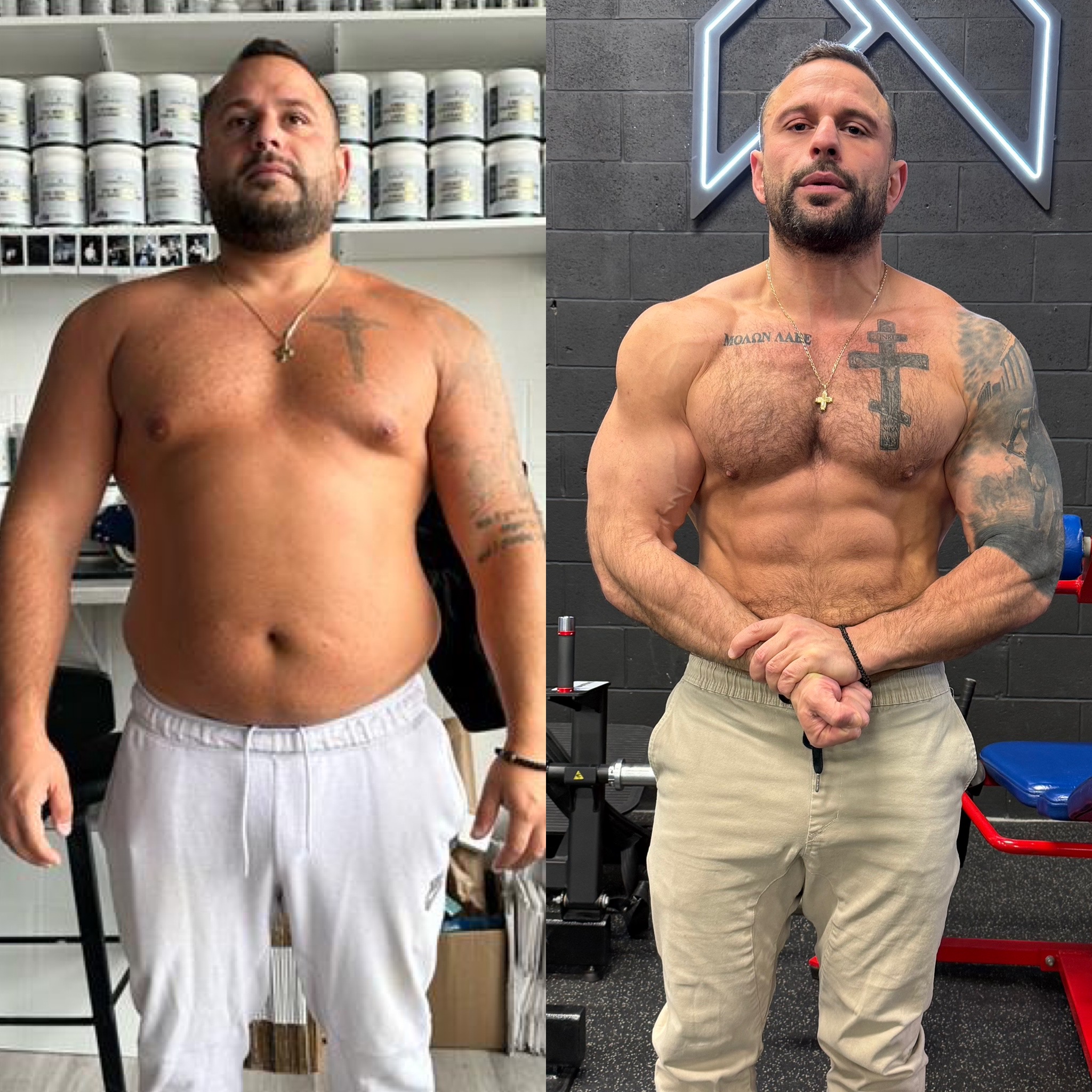 Fat loss transformation of a Hammer Fitness client coached by Josh Cooperband in Scarborough