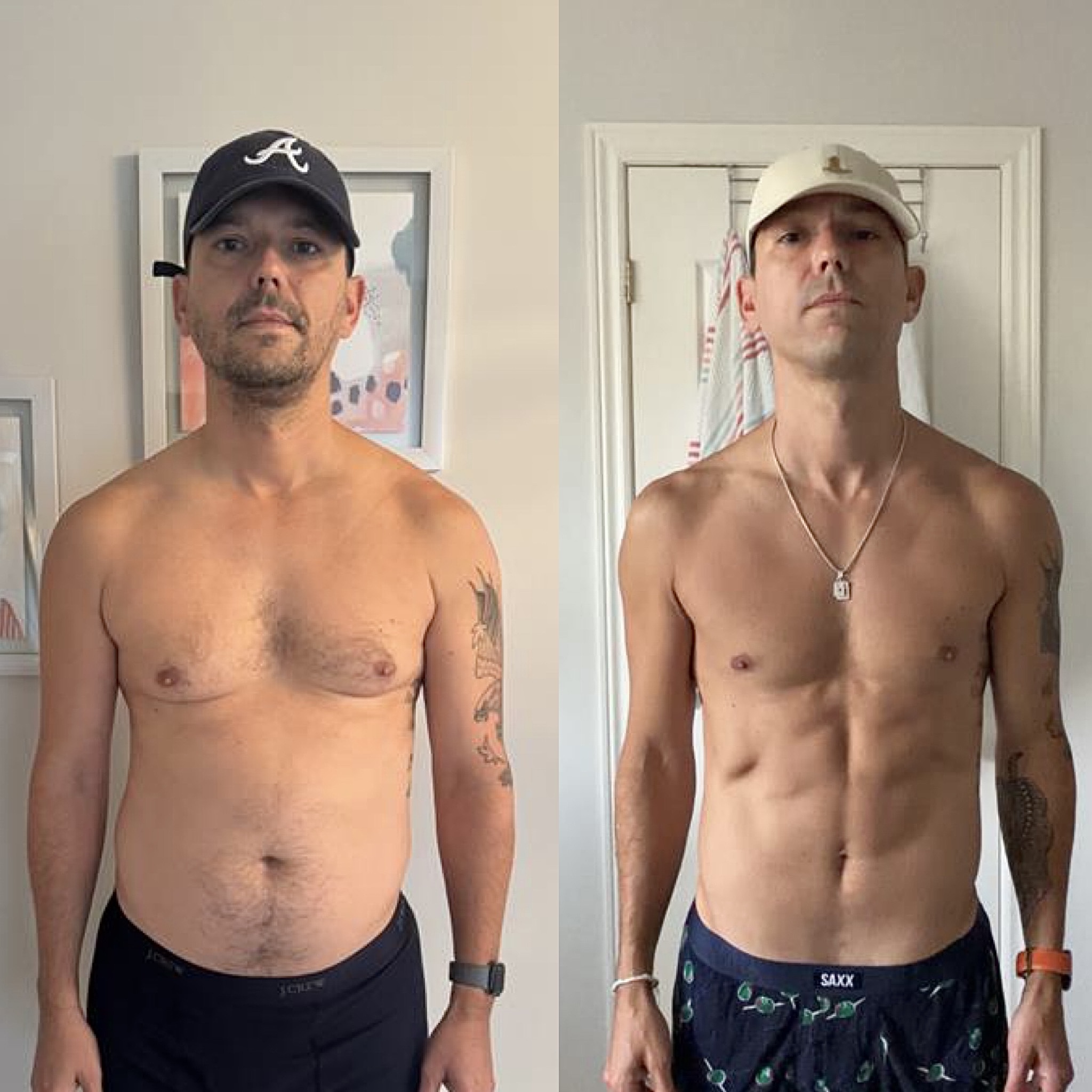 Hammer Fitness client transformation under Vlad Krymov's coaching