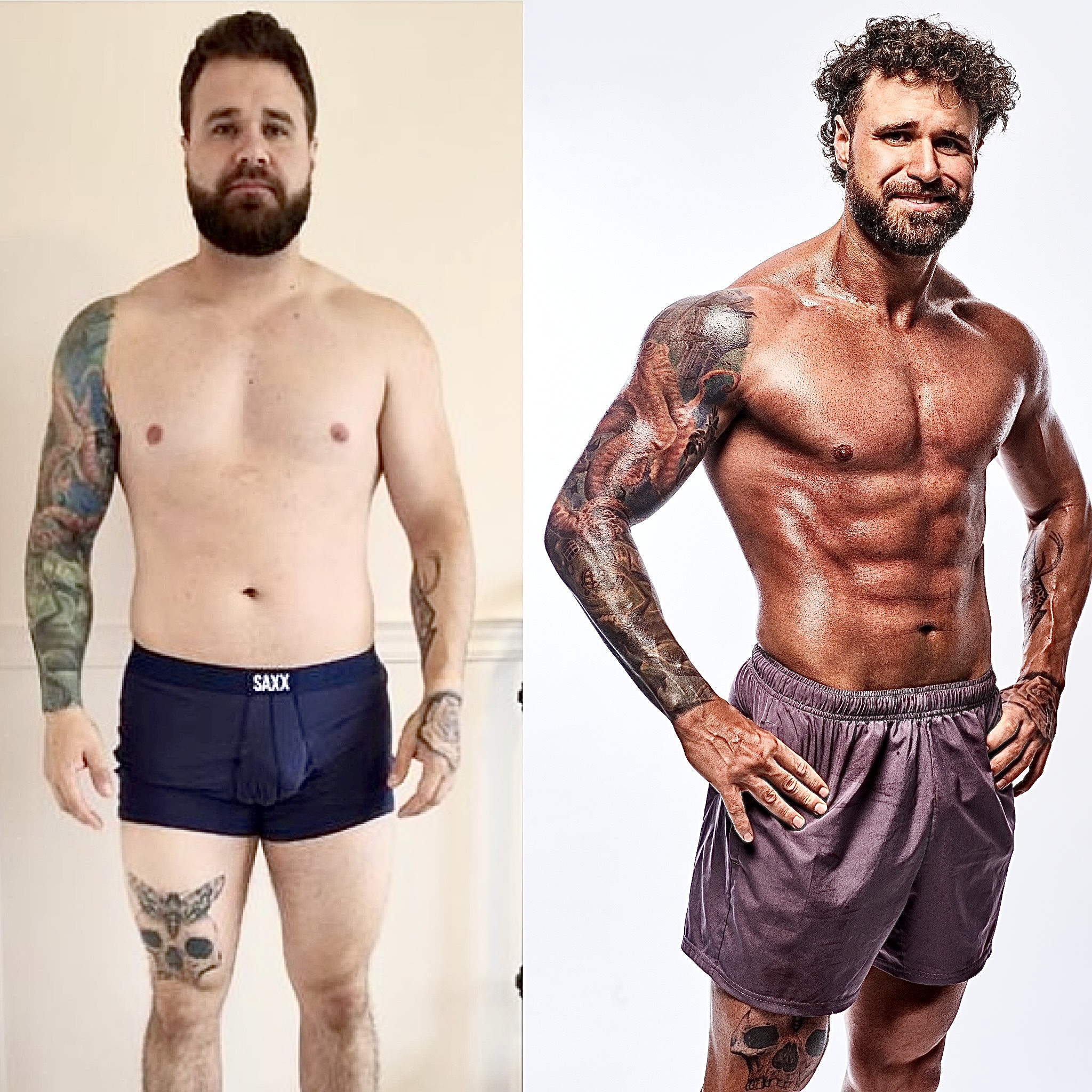 Personal training transformation at Hammer Fitness, coached by Vlad Krymov