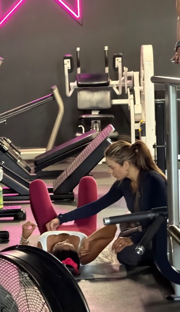 One-on-one personal training session with Lindsay Martens at Hammer Fitness Toronto