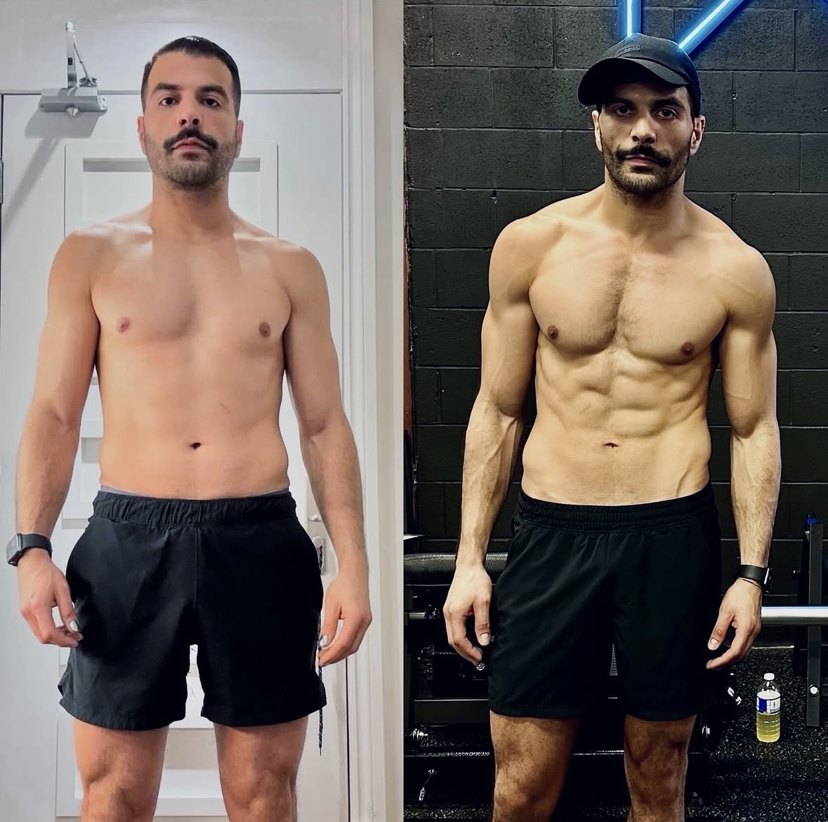 Transformation of a client coached by Vlad Krymov at Hammer Fitness