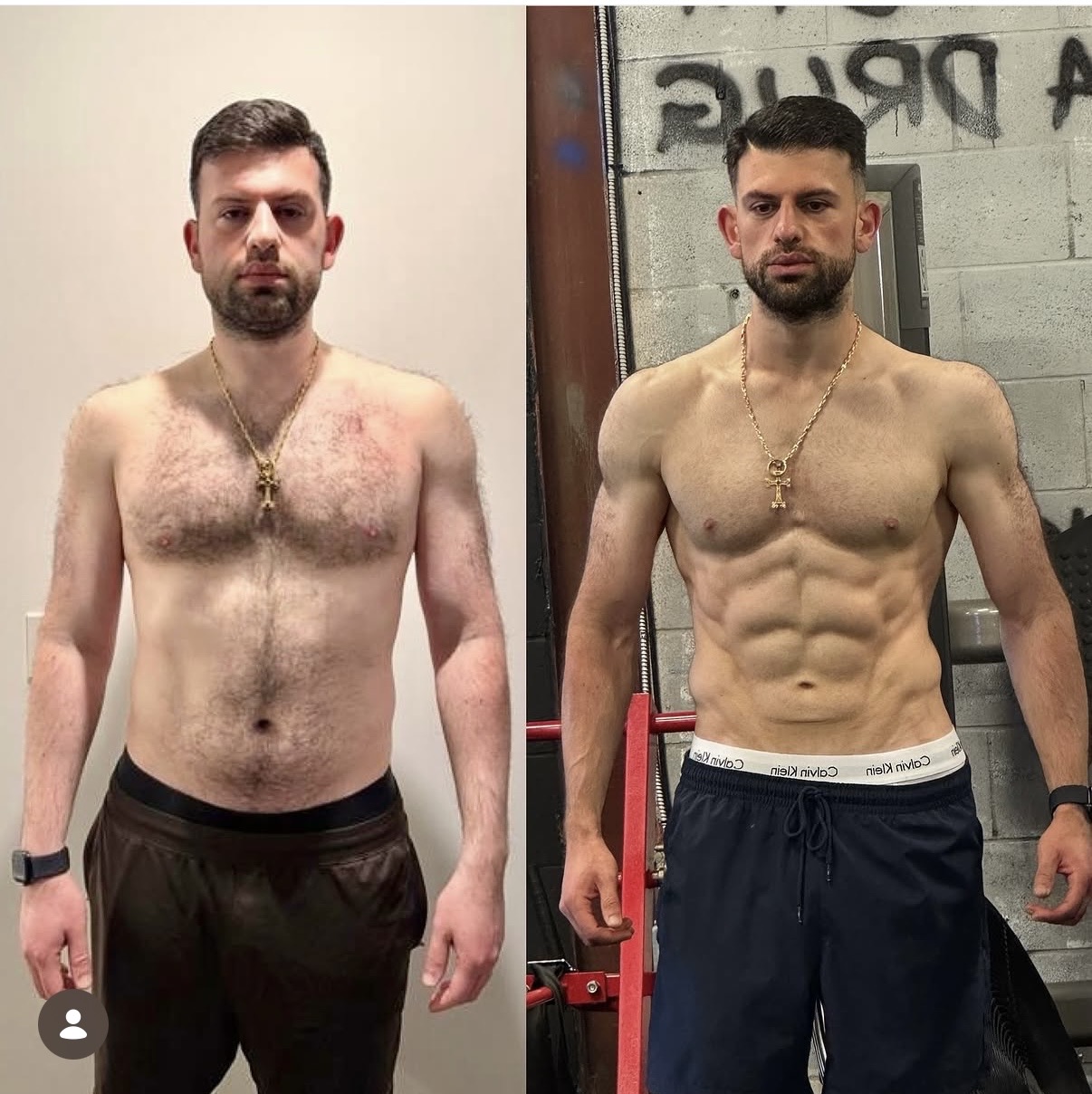 Body recomposition result from coaching with Vlad Krymov, Scarborough