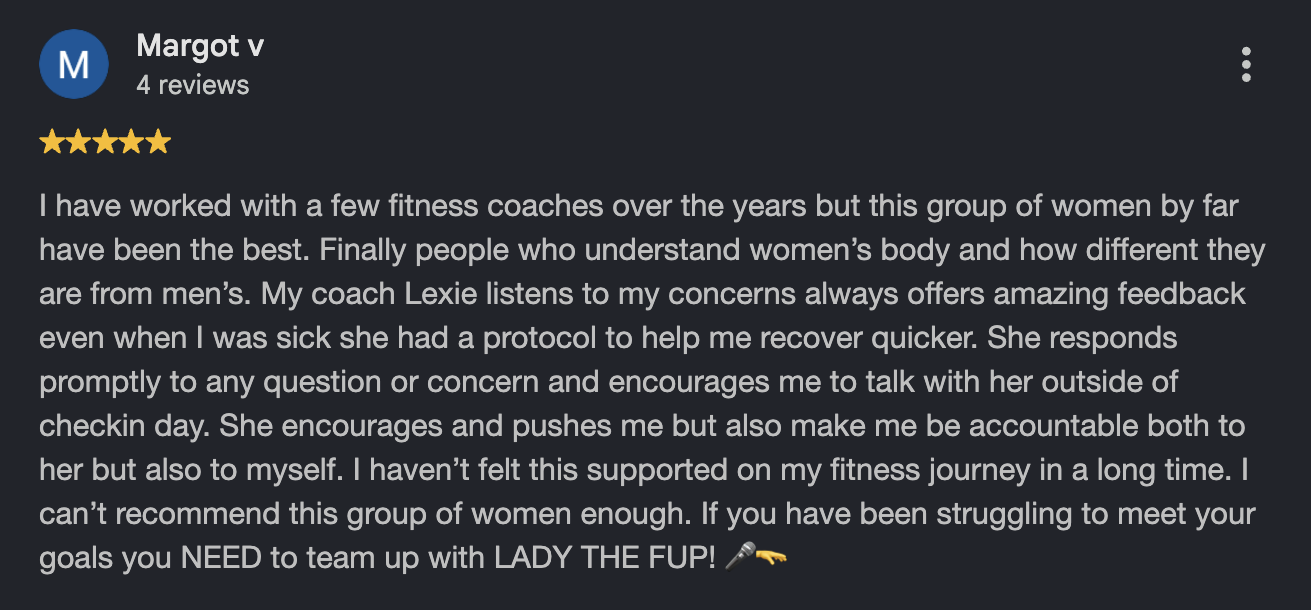 Client message about neurodivergent-aware coaching with Lexie Ward