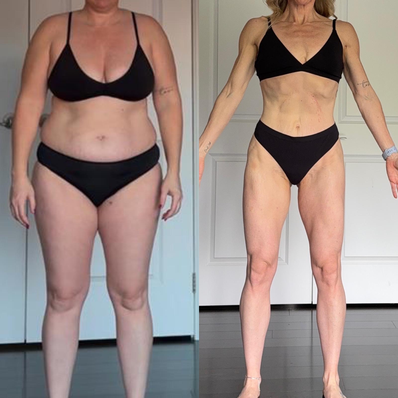 Fat loss and body composition result from coaching with Magda Banas in Scarborough, Toronto