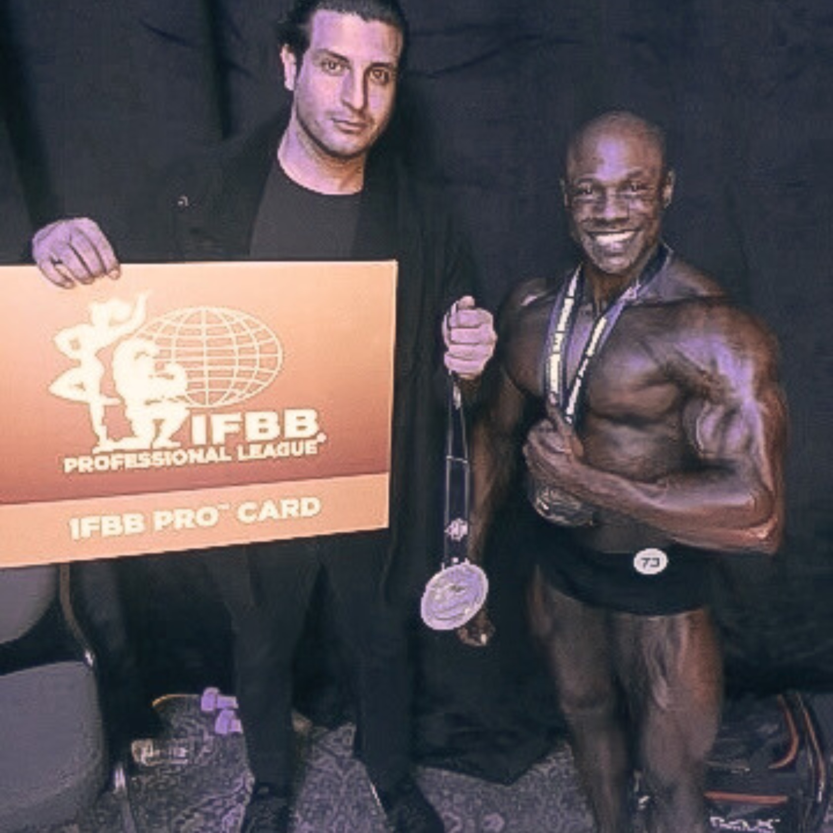 IFBB pro card winner prepped by Amer Kamra of Hammer Fitness in Scarborough