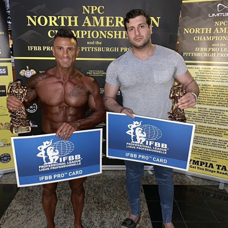 IFBB pro card winner coached by Amer Kamra in Toronto