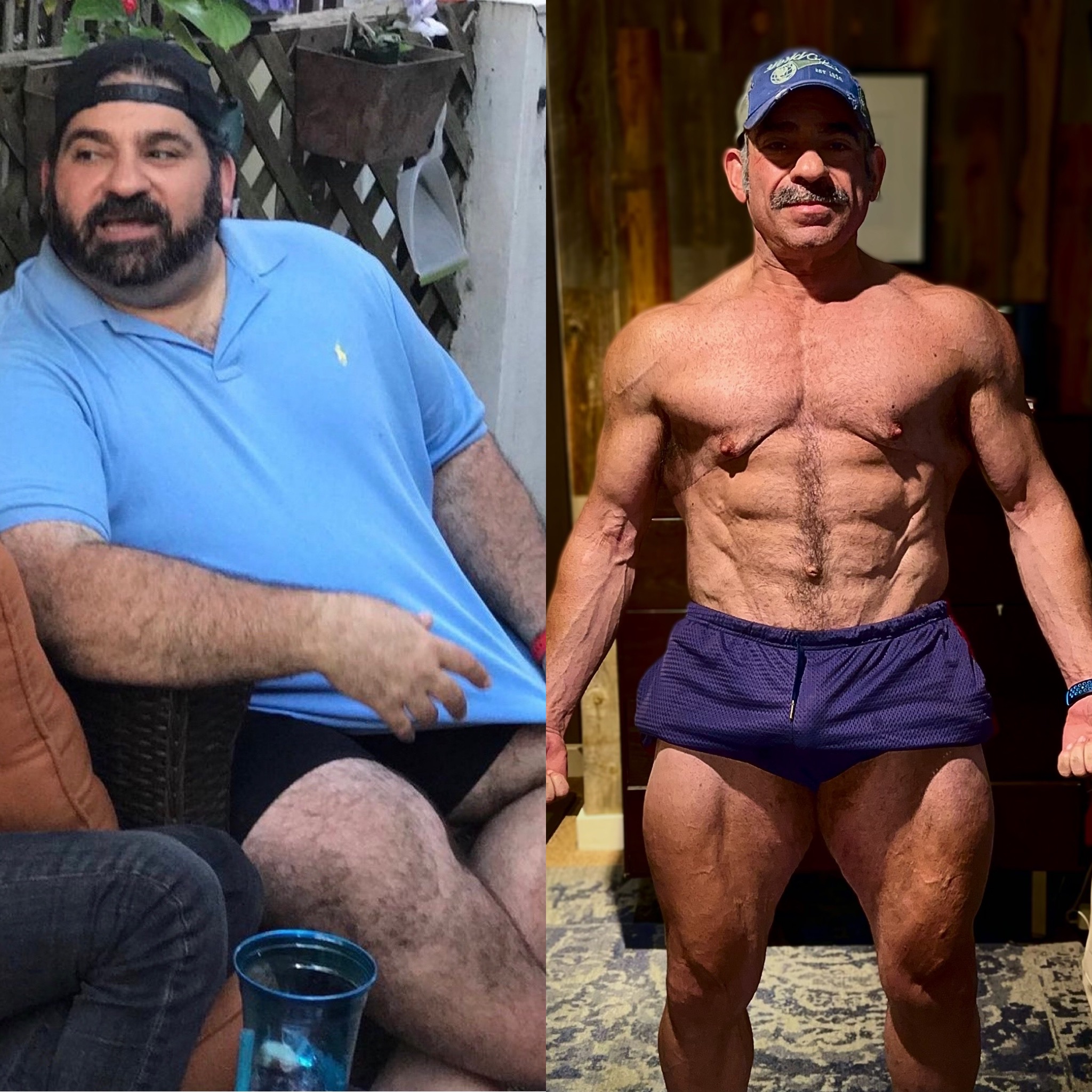 Before and after fat loss result from coaching with Jase Stevens