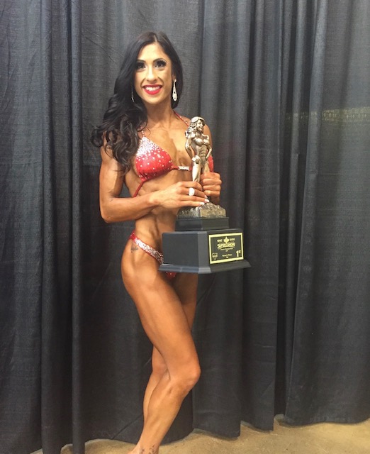 Malvina Mana on stage at the Canadian National Pro Qualifier