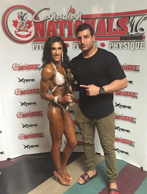 Malvina Mana competing in Fitness at the Canadian National Pro Qualifier