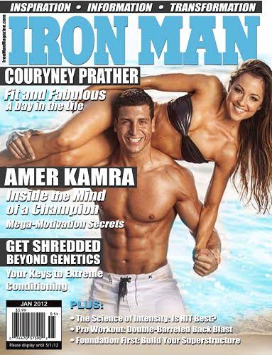 Amer Kamra featured on a fitness magazine cover